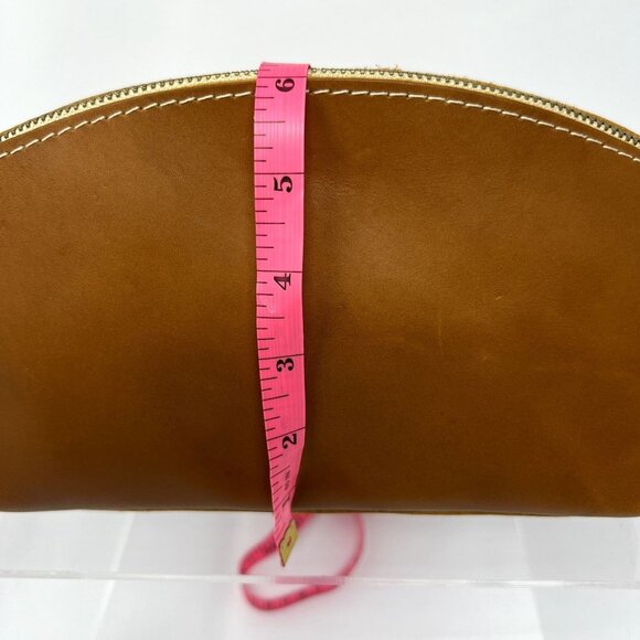 NWOT Portland Goods Leather Makeup Toiletry cosmetics bag - Picture 9 of 9